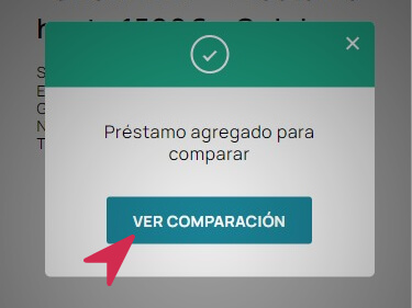 Como ver la comparacion de prestamistas en Crediteria.es